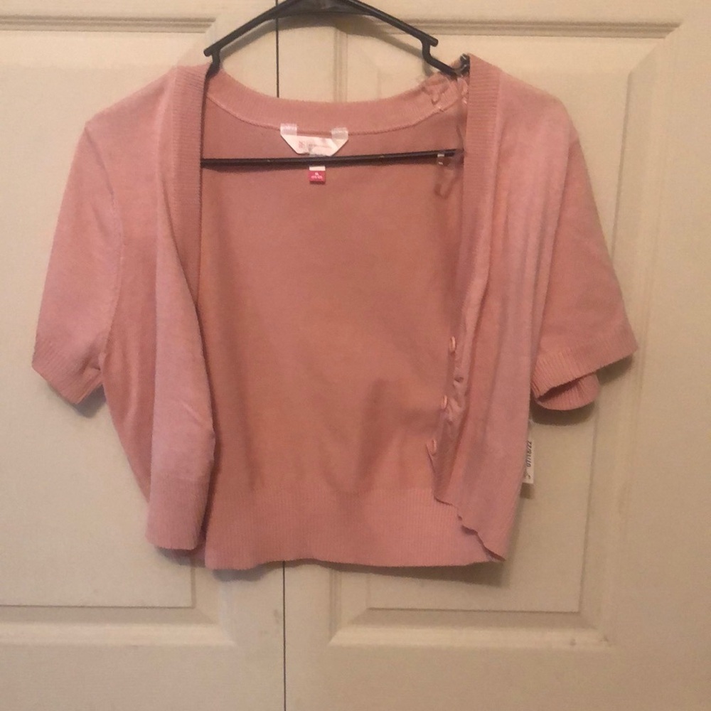 Short sleeve cardigan